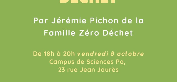 Conférence Famille Zéro Déchet Conférence Famille Zéro Déchet
